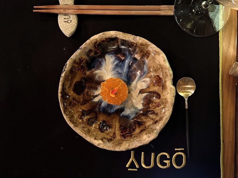 RESTAURANTE YUGO THE BUNKER - tartar vieira ikura