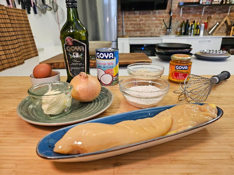 Ingredientes croquetas aji de gallina