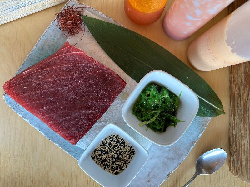 Ingredientes tartar picante de atun rojo salvaje de Almadraba 1