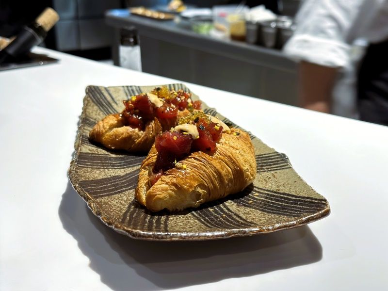RESTAURANTES CADIZ - COOKING ALMADRABA croissant atun