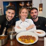 Receta de pappardelle con ragú de conejo y salsa de manzana verde Pappardelle con ragú de conejo