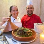 Receta marroquí de tajine de cordero y verduras Tajine de cordero