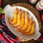 Receta de langostinos al horno con alioli de aguacate Langostinos con mayonesa de aguacate