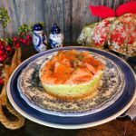 Receta de tarta salada de queso y salmón ahumado Tarta de queso y salmón ahumado