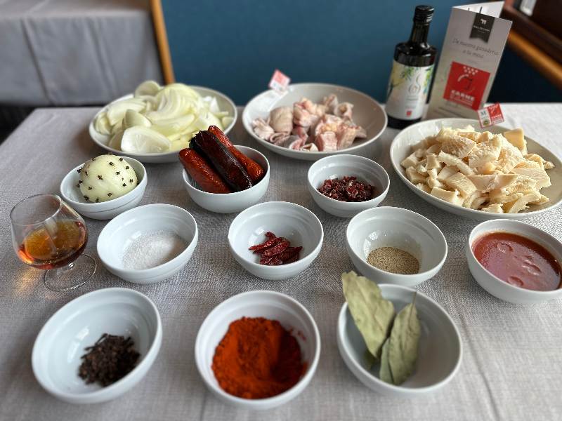 Ingredientes callos a la madrilena