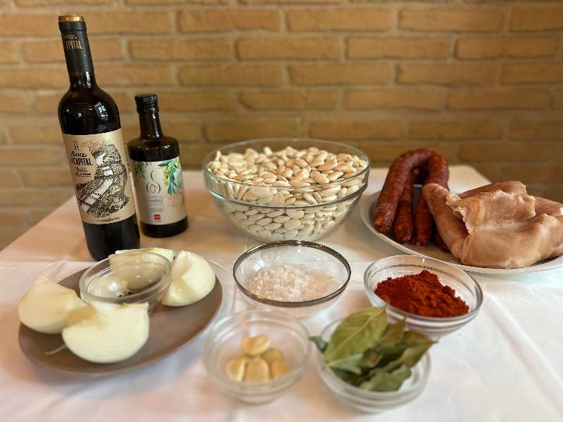 Ingredientes judiones de Rascafria