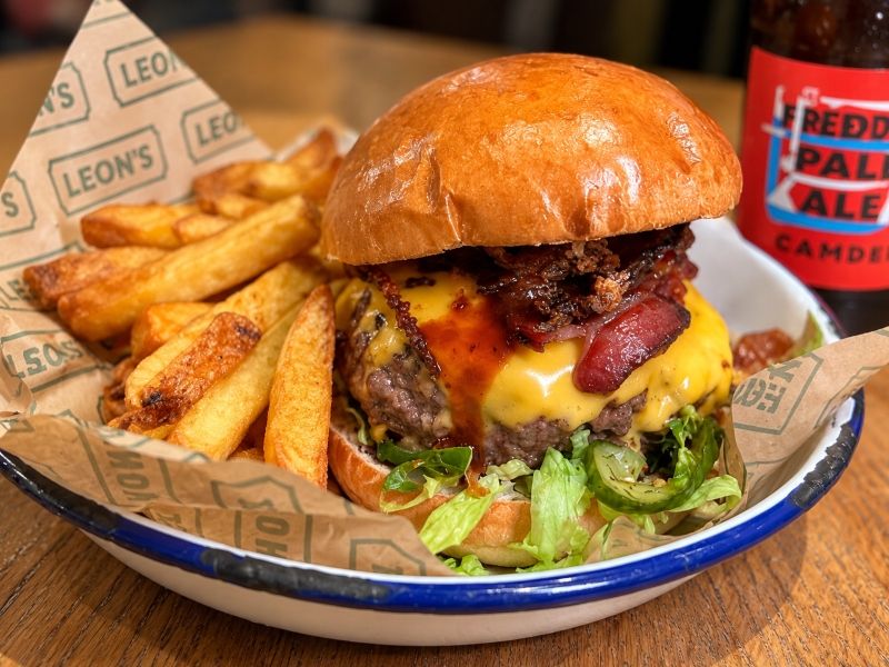 Comer en londres burger